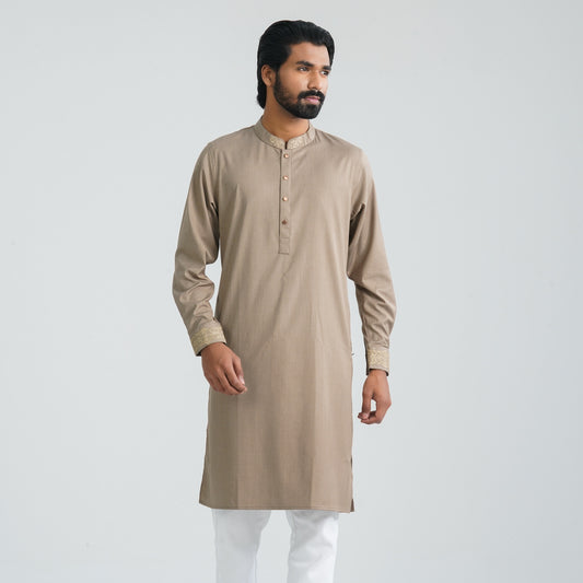 Men’s Blended Fabric Panjabi