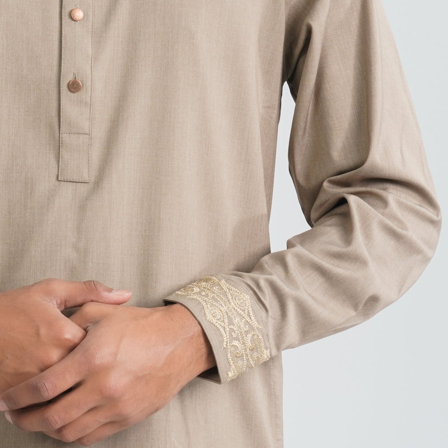 Men’s Blended Fabric Panjabi