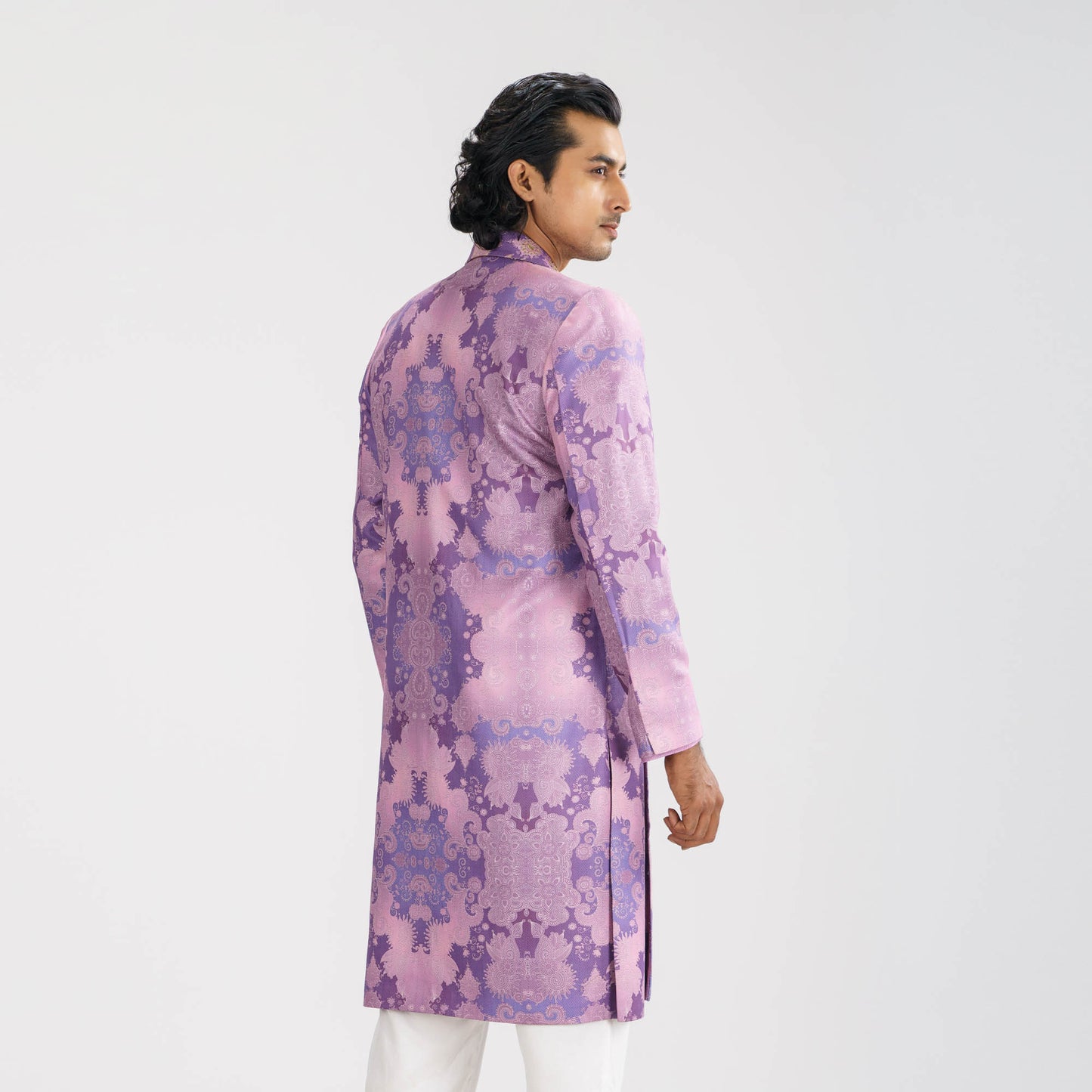 Mens Dusty Rose Sherwani