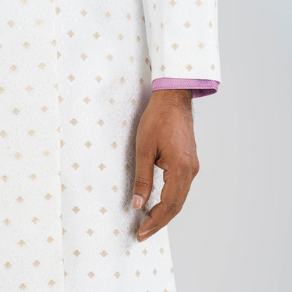 Men's White Sherwani