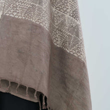 Load image into Gallery viewer, Womens Tan Cotton Shawl
