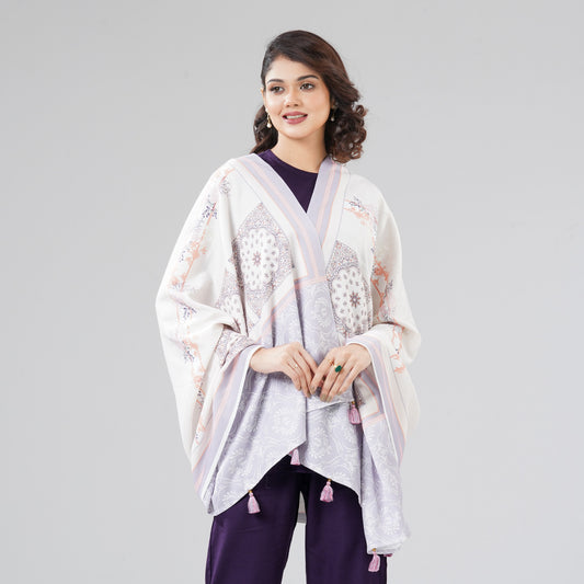 Womens Multicolor Shawl