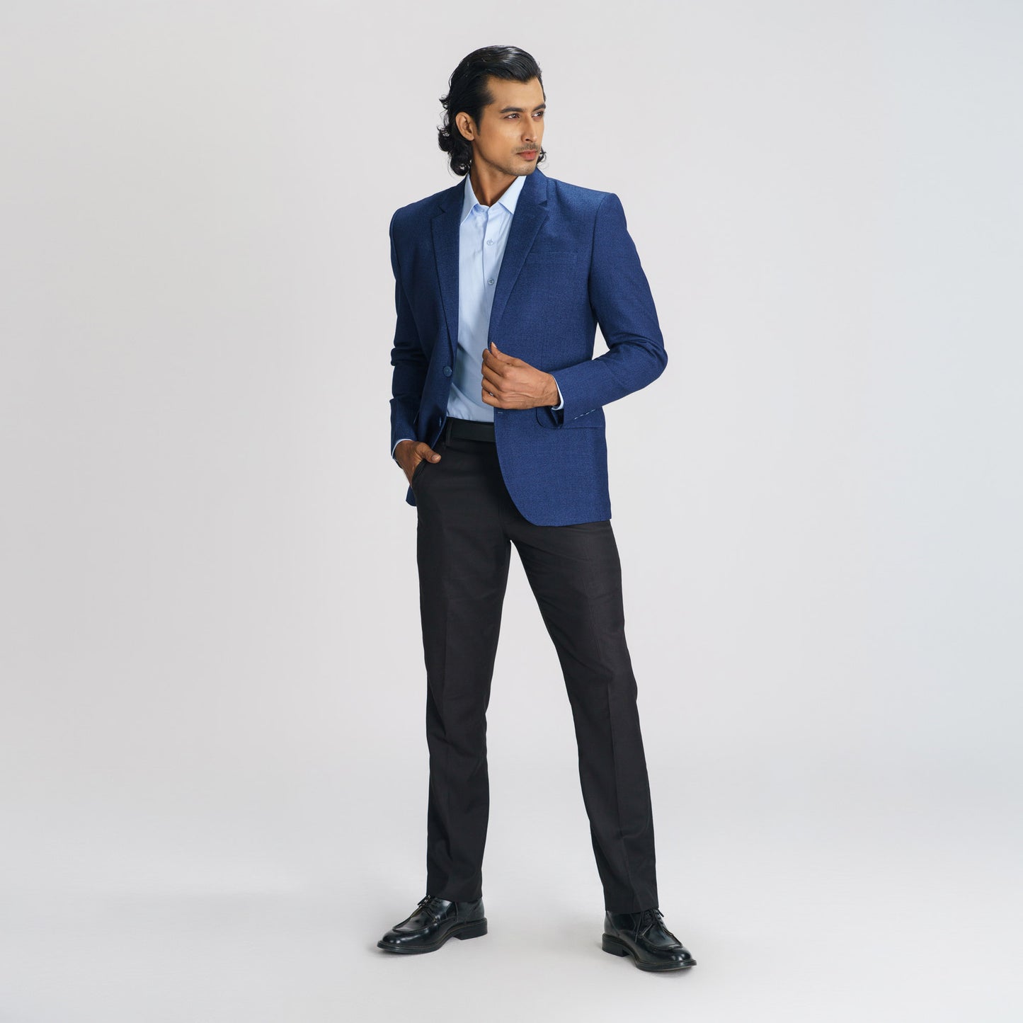 Mens Dark Navy Slim Fit Blazer