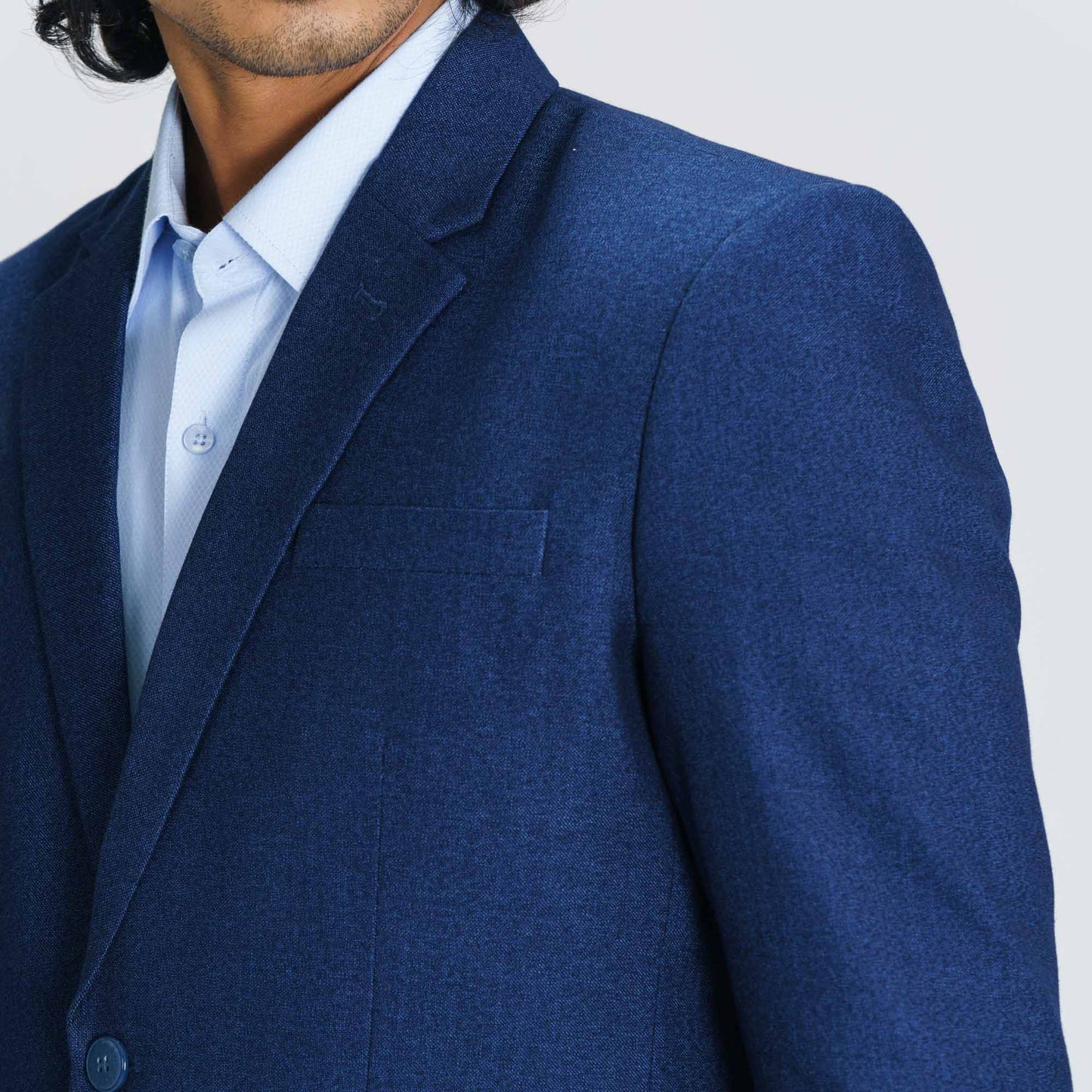 Mens Dark Navy Slim Fit Blazer