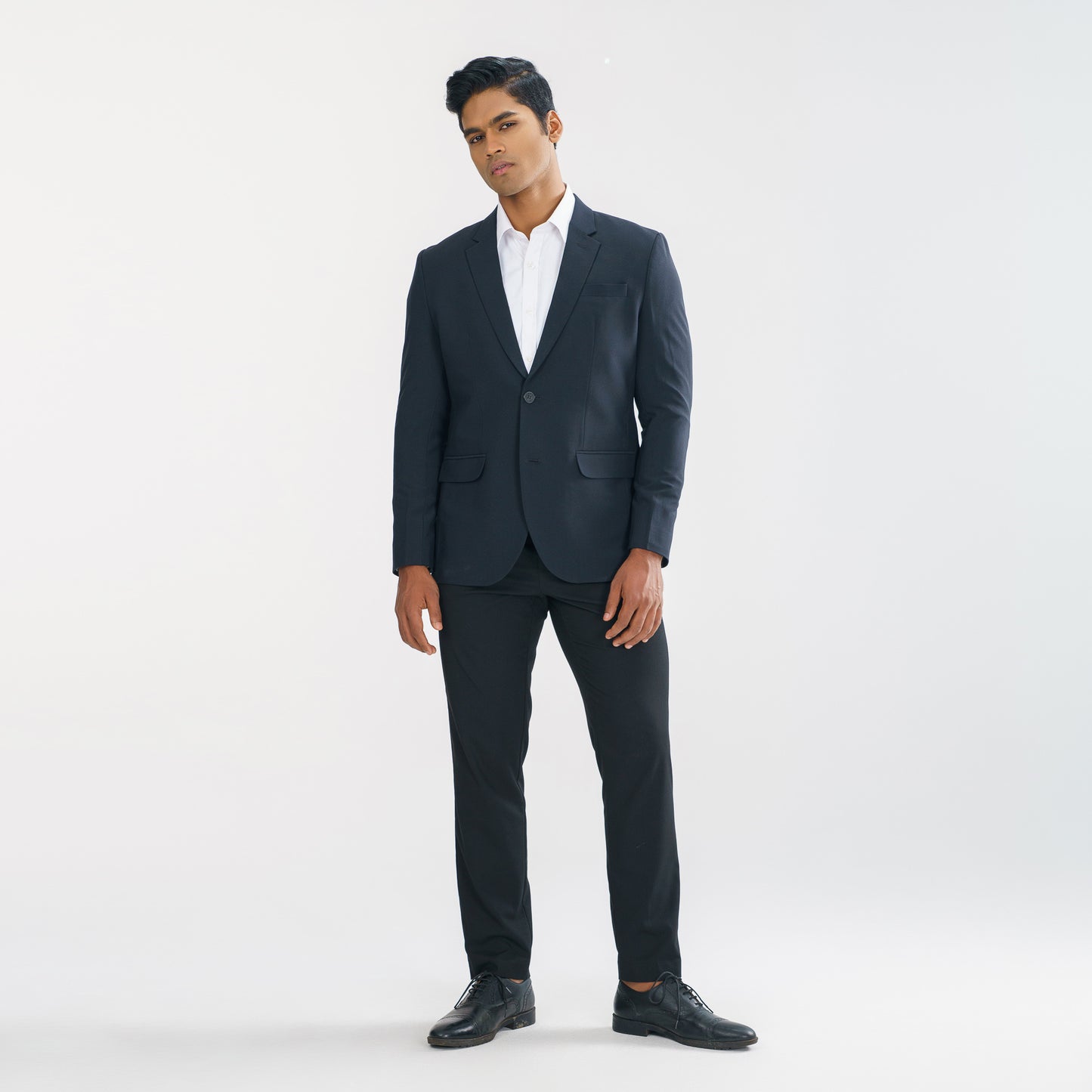 Mens Navy Slim Fit Blazer