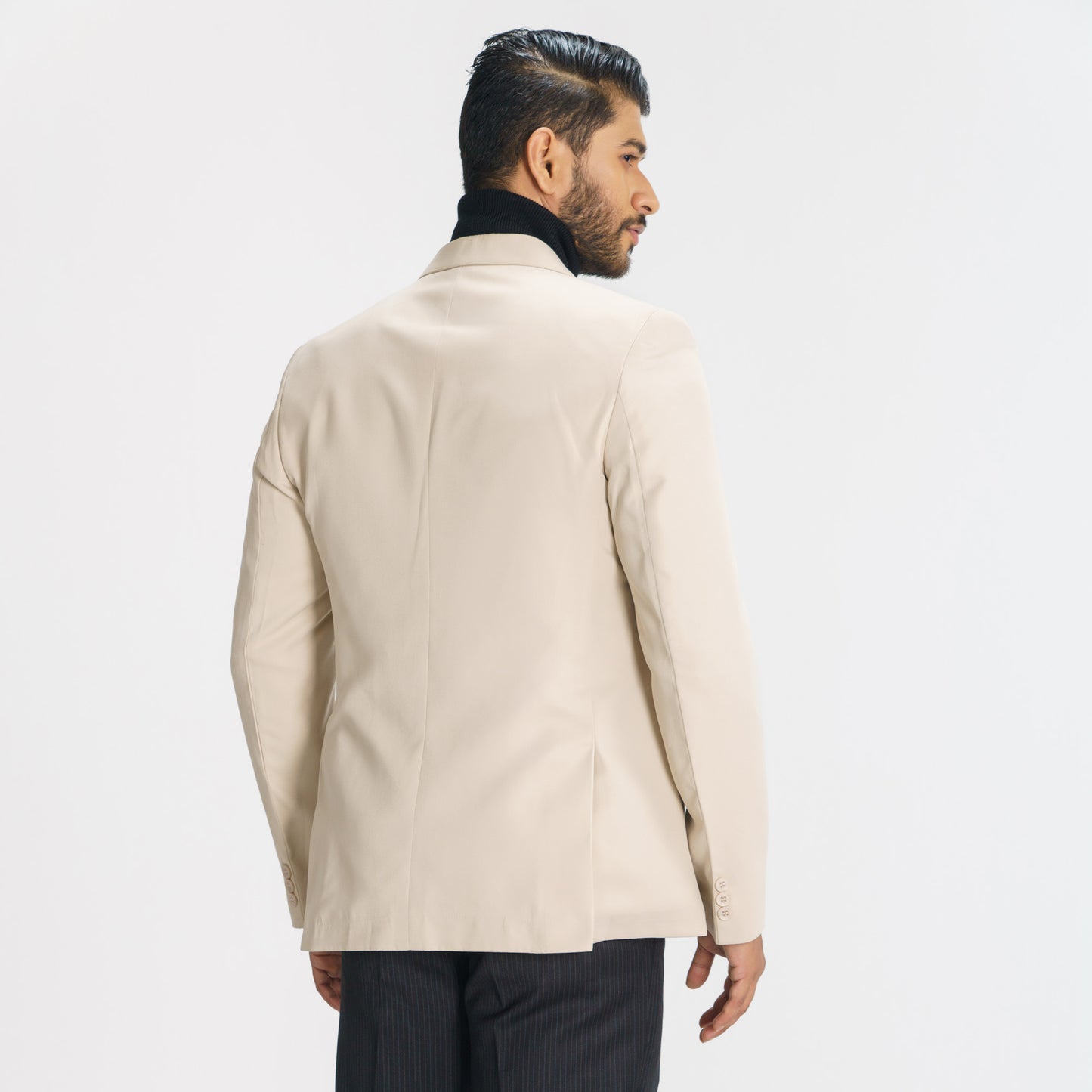 Mens Beige Casual Blazer