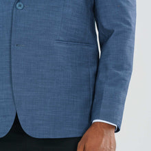 Load image into Gallery viewer, Mens Charcoal Blue Casual Blazer
