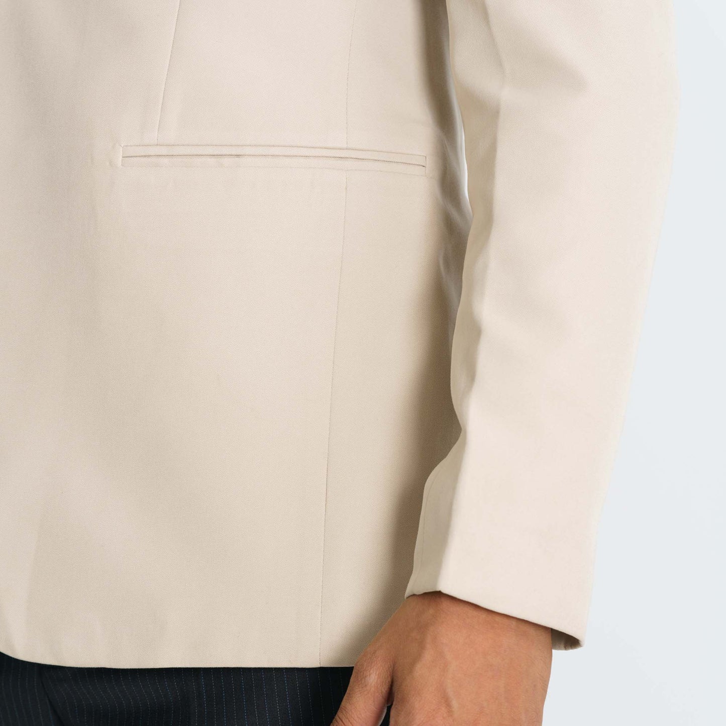 Mens Beige Casual Blazer