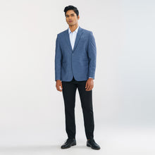 Load image into Gallery viewer, Men&#39;s Charcoal Blue Casual Blazer
