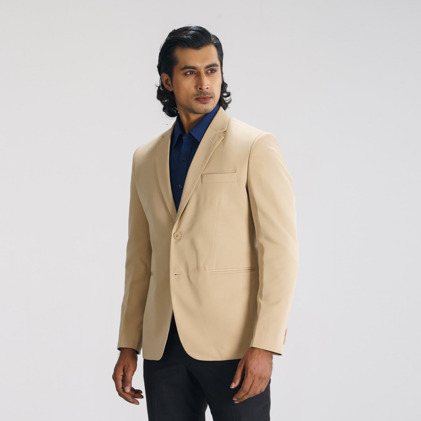 Mens Burly Wood Blazer