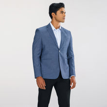 Load image into Gallery viewer, Men&#39;s Charcoal Blue Casual Blazer
