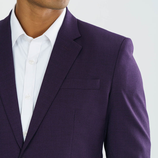 Men's Purple Slim Fit Blazer