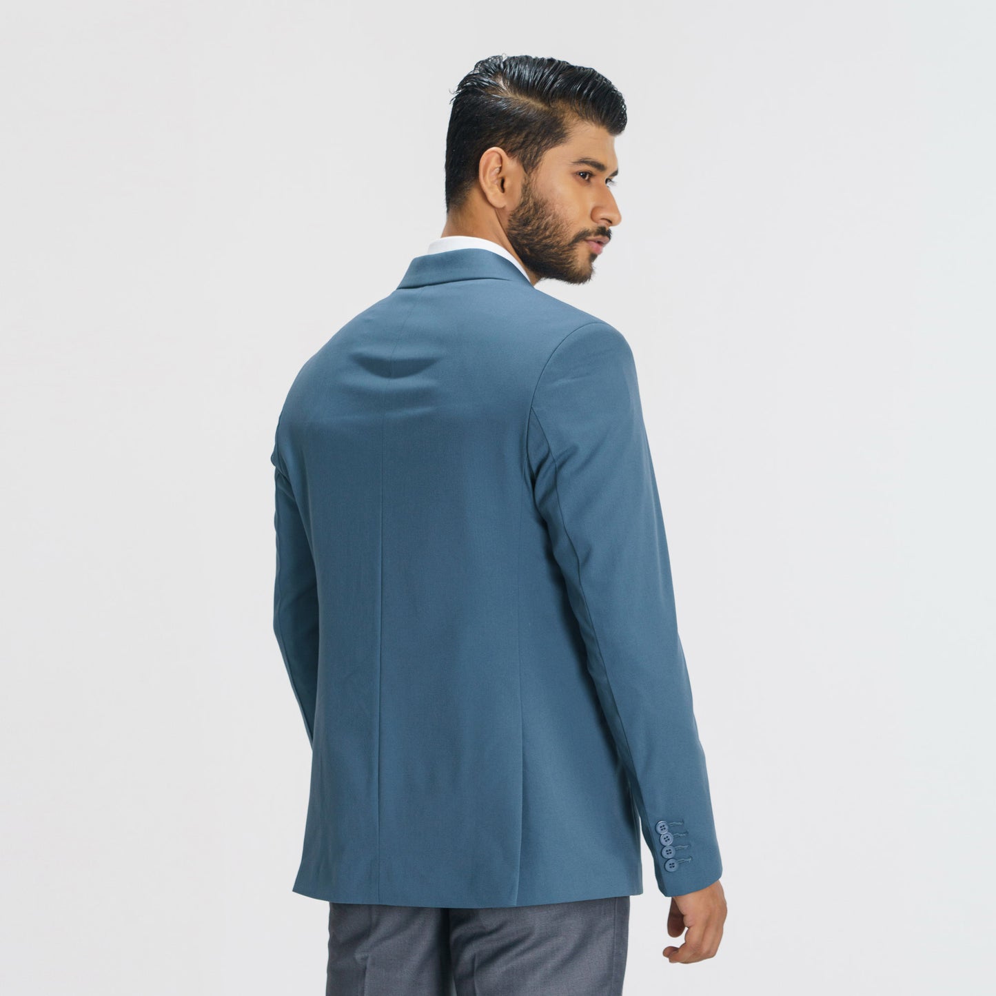 Mens Sea Green Slim Fit Blazer