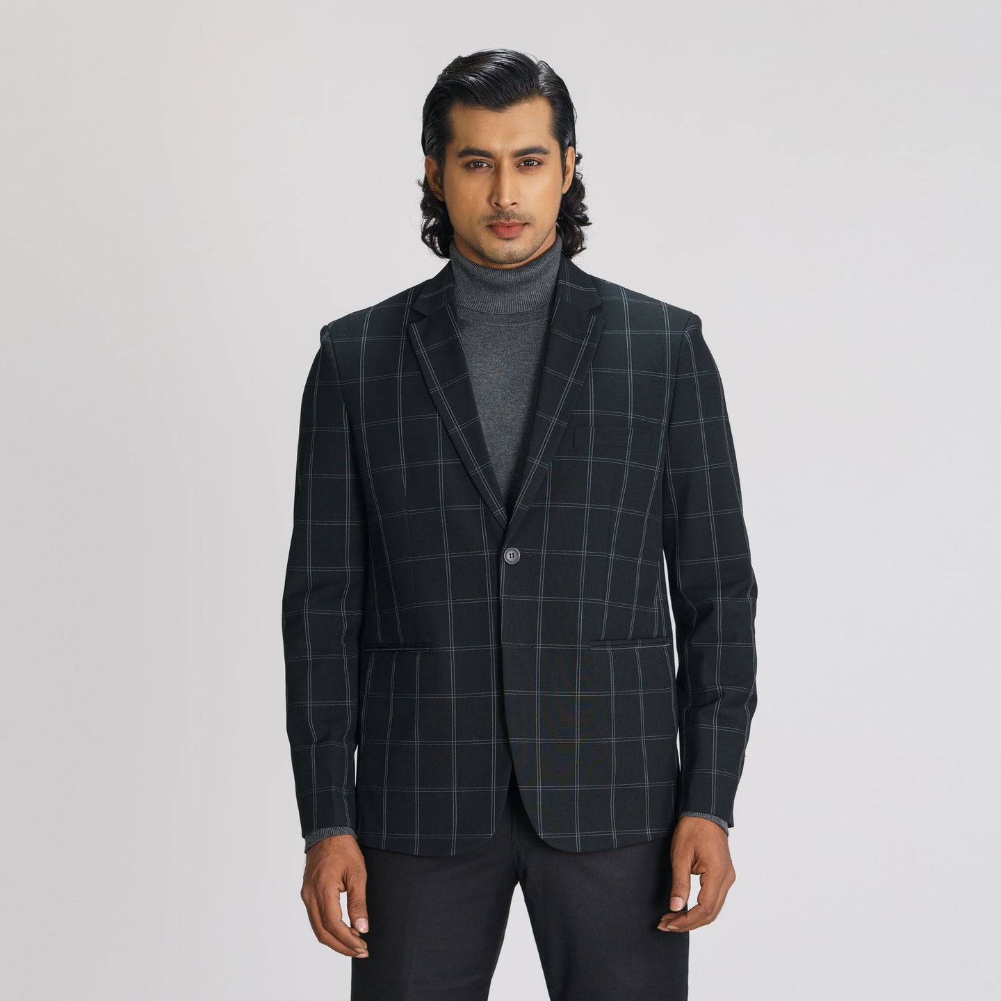 Men's Black Slim Fit Blazer