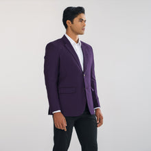 Load image into Gallery viewer, Mens Purple Slim Fit Blazer
