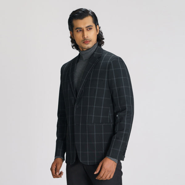 Mens Black Slim Fit Blazer