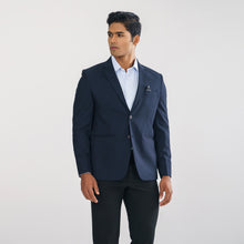 Load image into Gallery viewer, Men&#39;s Deep Navy Slim Fit Blazer
