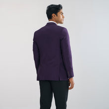 Load image into Gallery viewer, Mens Purple Slim Fit Blazer
