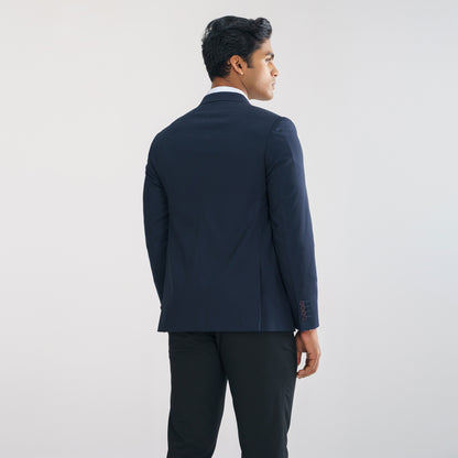 Mens Deep Navy Slim Fit Blazer