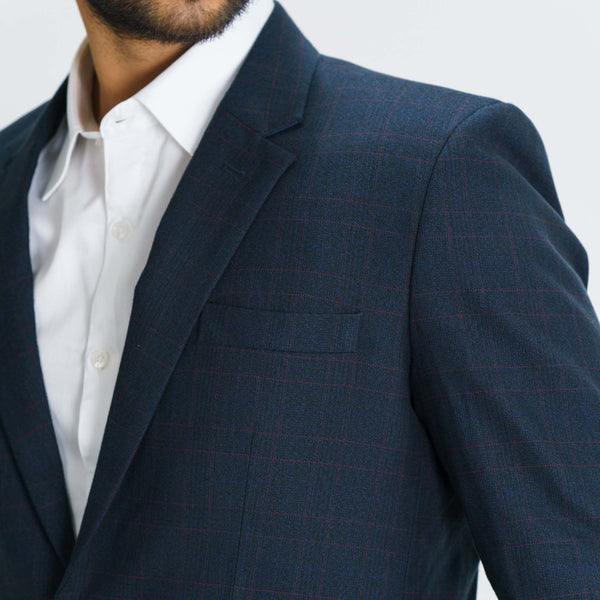 Men's Navy Slim Fit Blazer