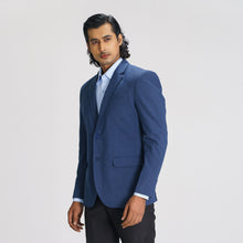 Load image into Gallery viewer, Men&#39;s Blue Slim Fit Blazer
