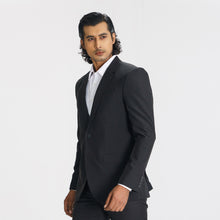 Load image into Gallery viewer, Men&#39;s Black Slim Fit Blazer
