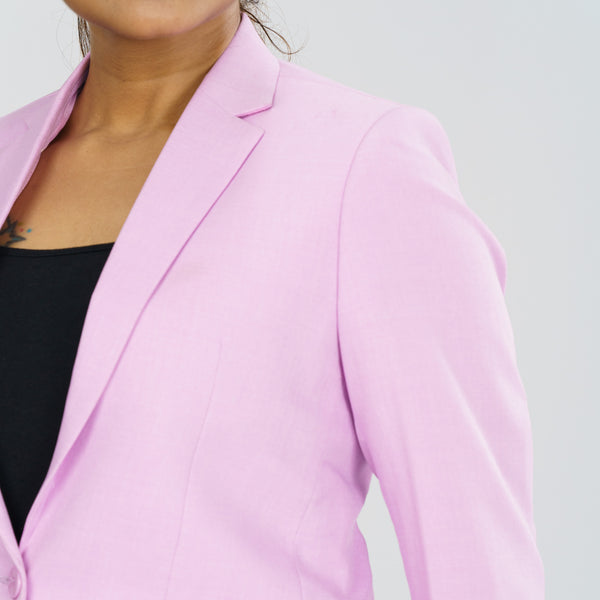 Women’s Baby Pink Slim Fit Blazer