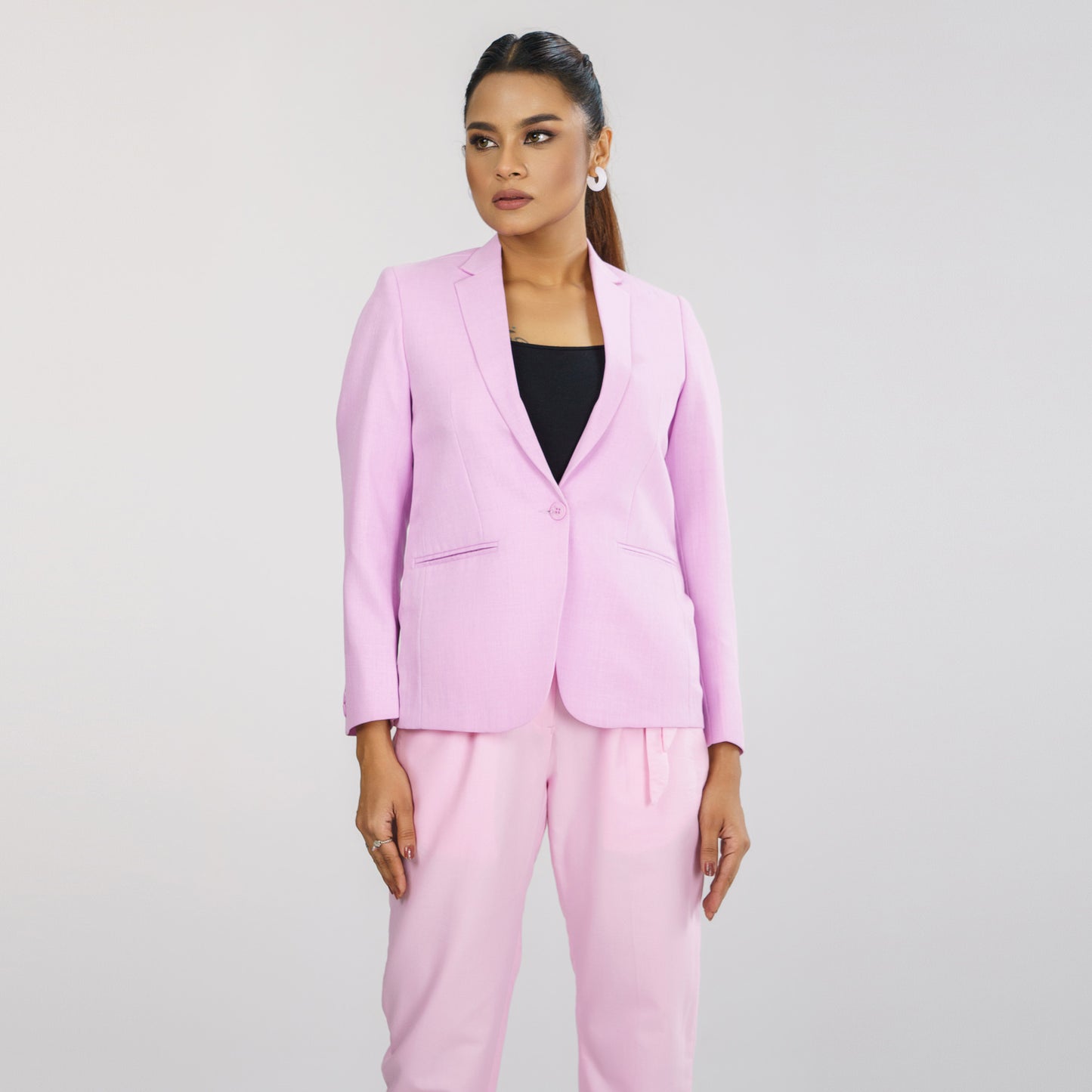 Womens Light Pink Blazer