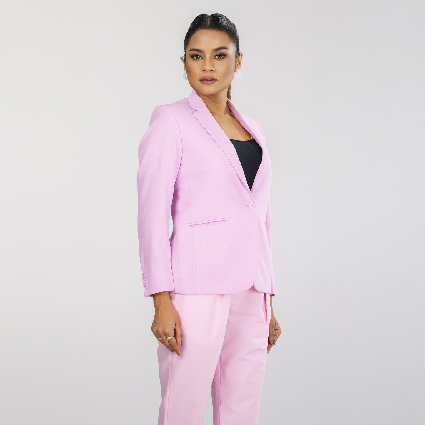 Womens Light Pink Blazer