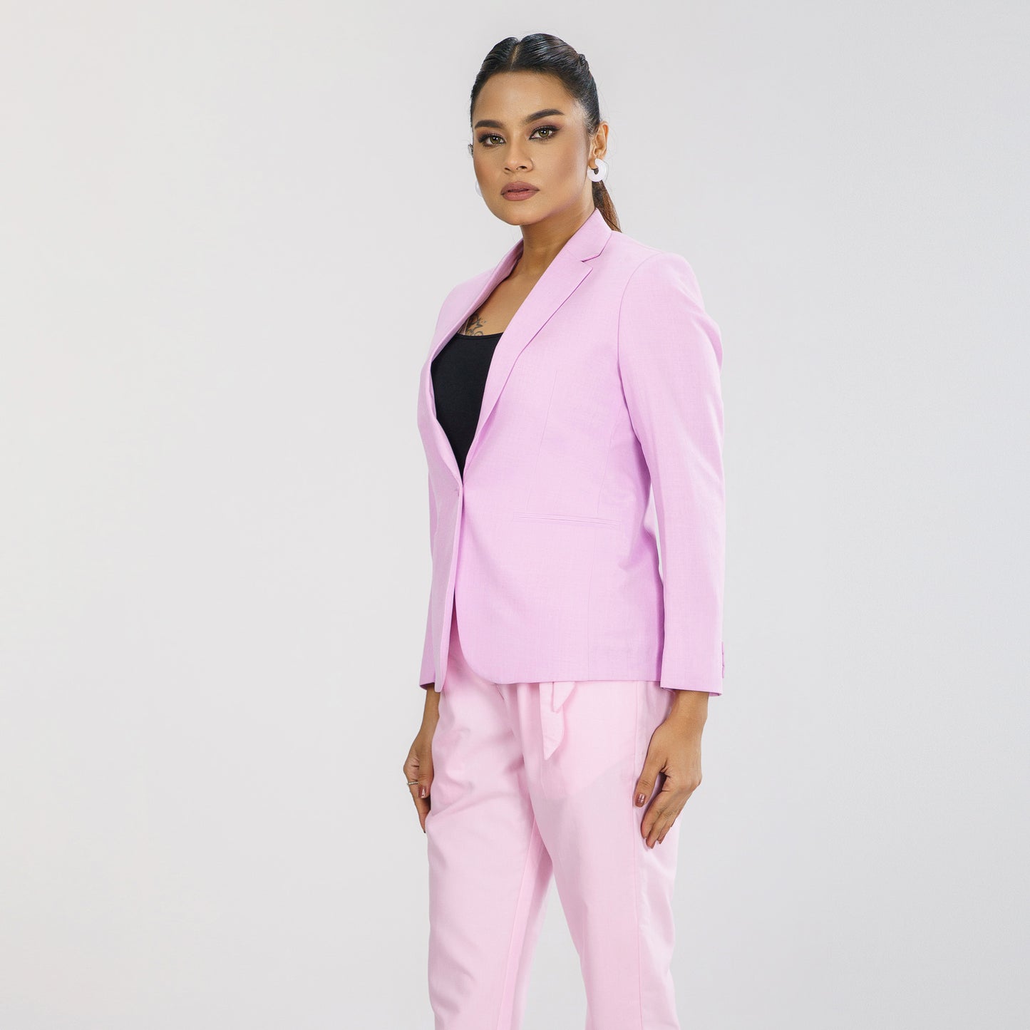 Womens Light Pink Blazer