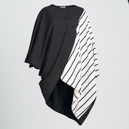 Women Black Boxy Top