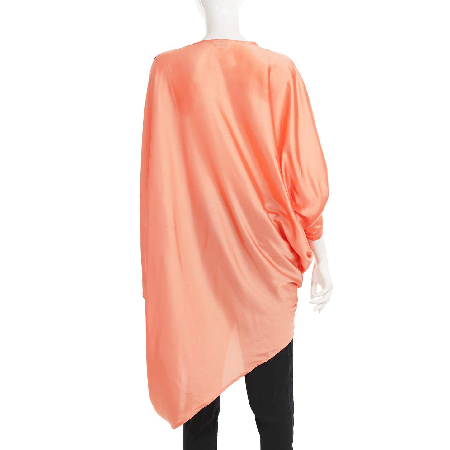 Womens Red Orange Boxy Top