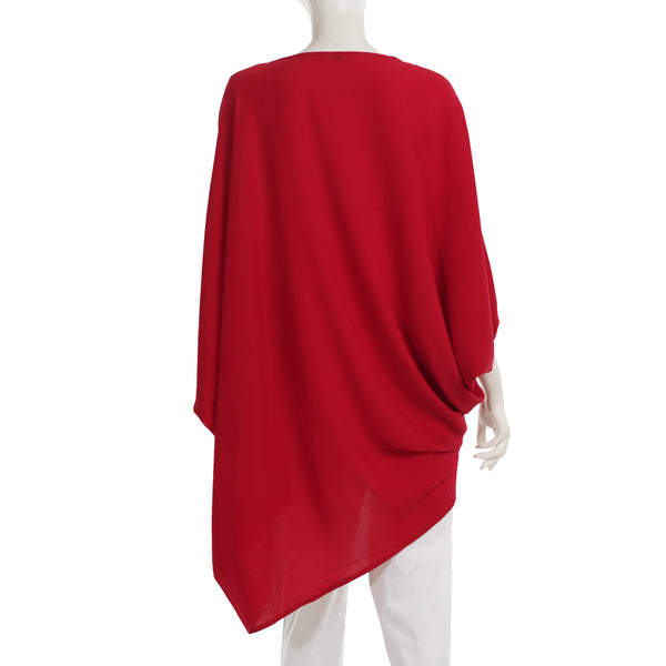 ETHNIC BOXY TOPS-RED