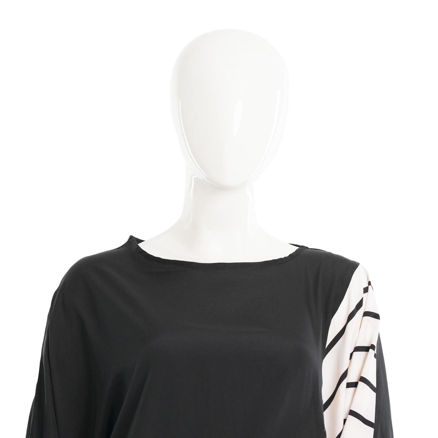 Women Black Boxy Top