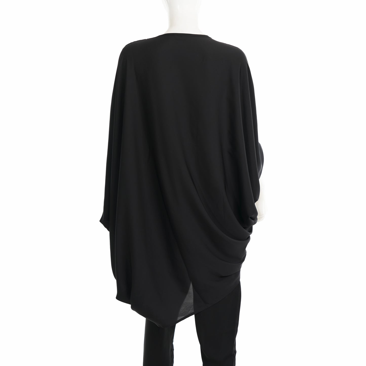 Women Black Boxy Top