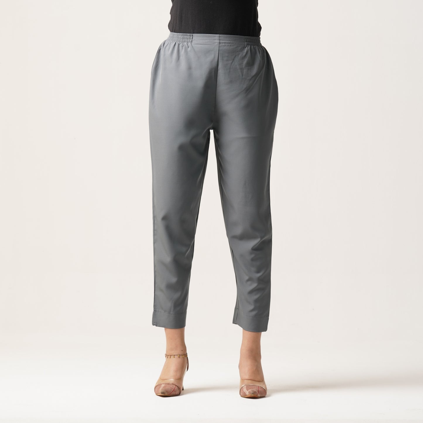 Womens Ethnic Bottom-Gray