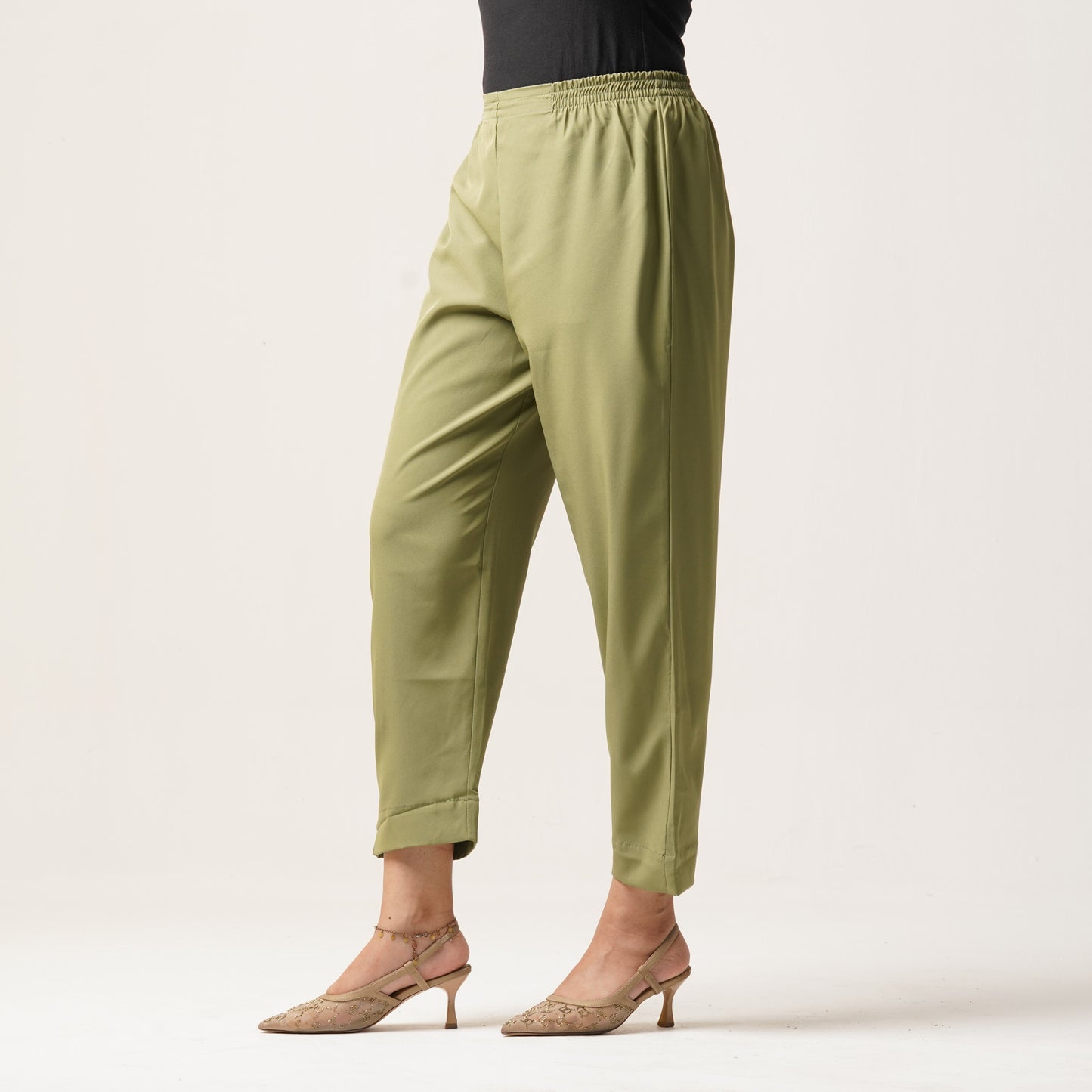 Womens Ethnic Bottom-Green