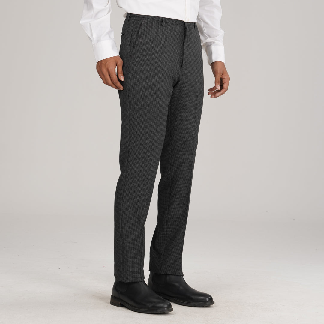 Mens Formal Pant- Black Gray