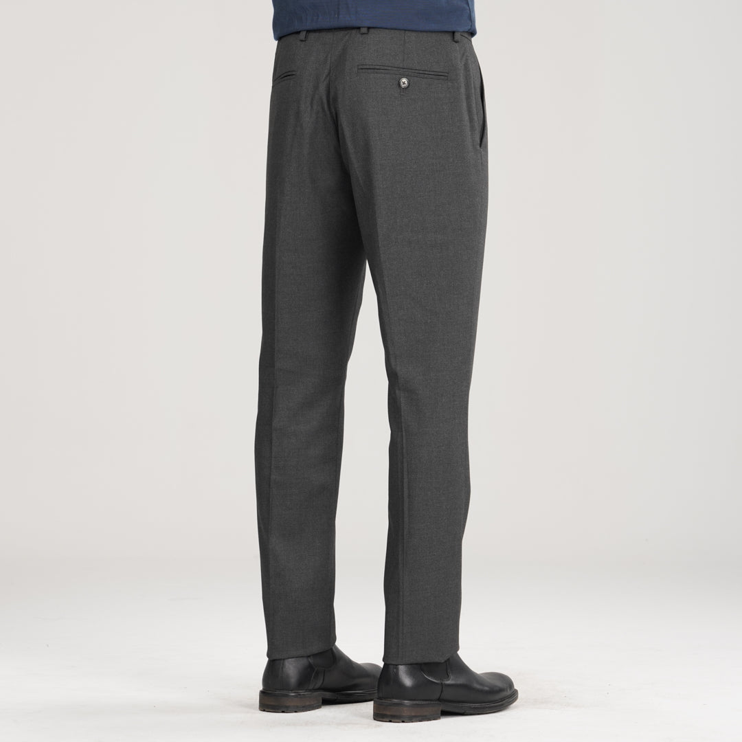 Mens Formal Pant- Dark Ash