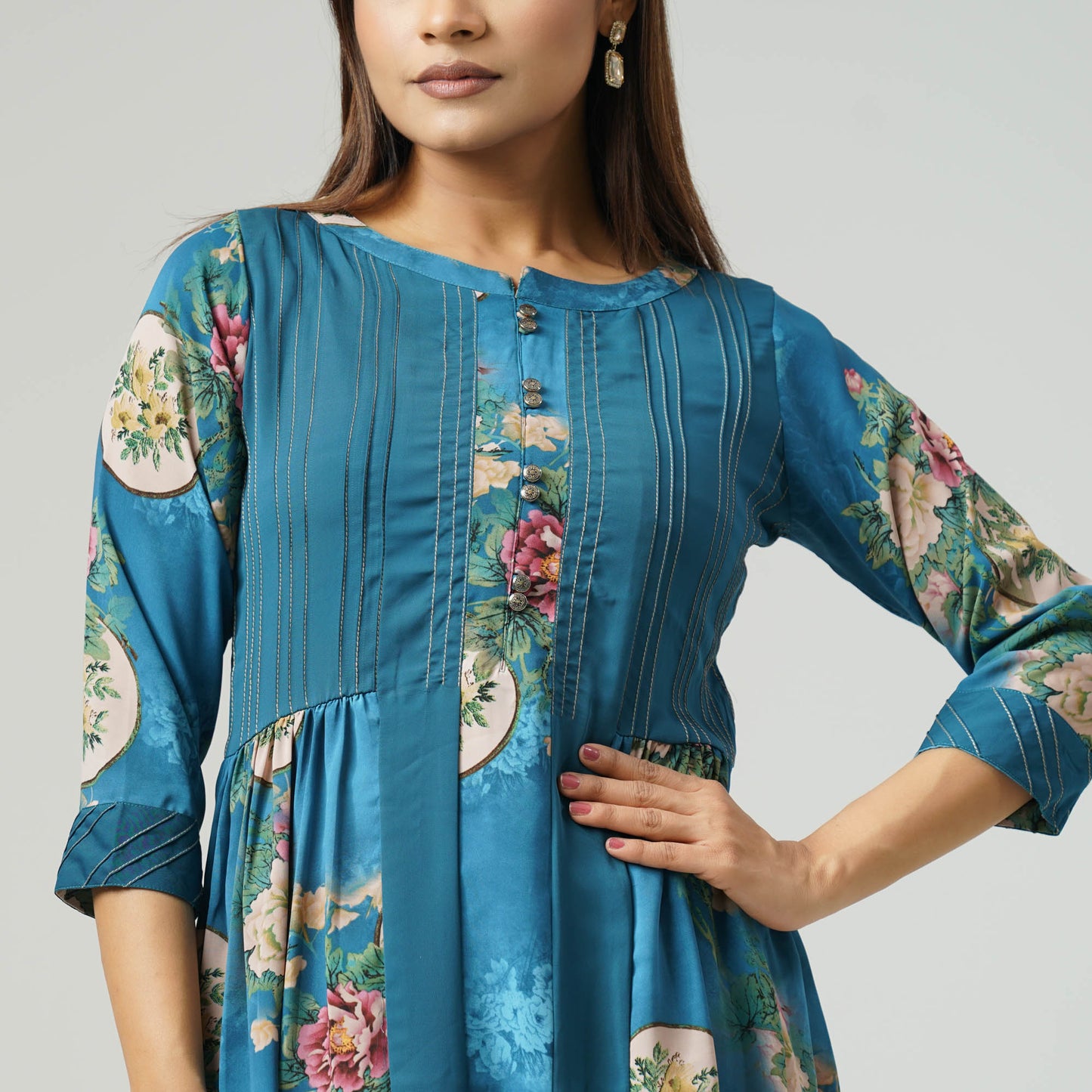 Ladies Blue Kurti