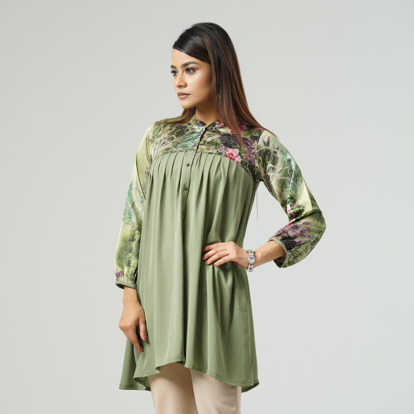 Ladies Green Kurti