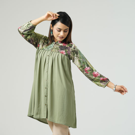 Ladies Green Kurti