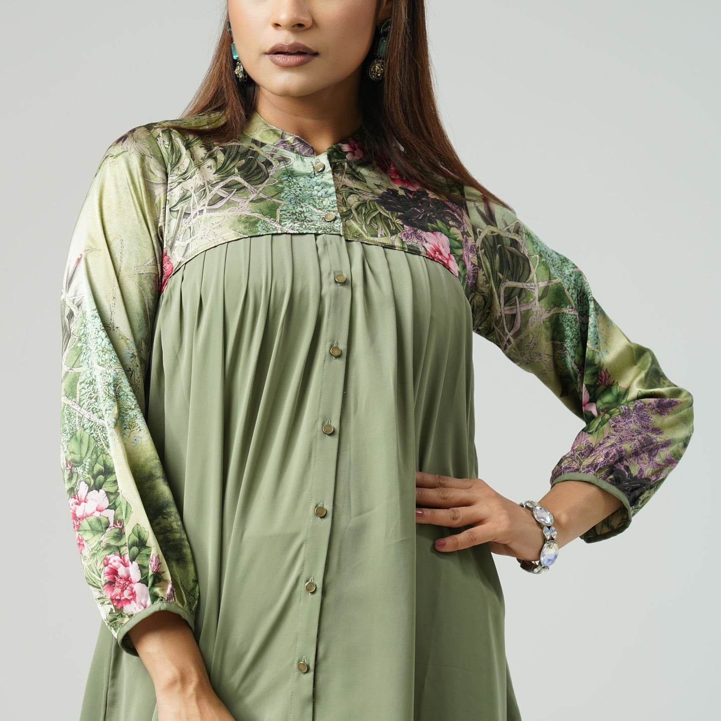 Ladies Green Kurti