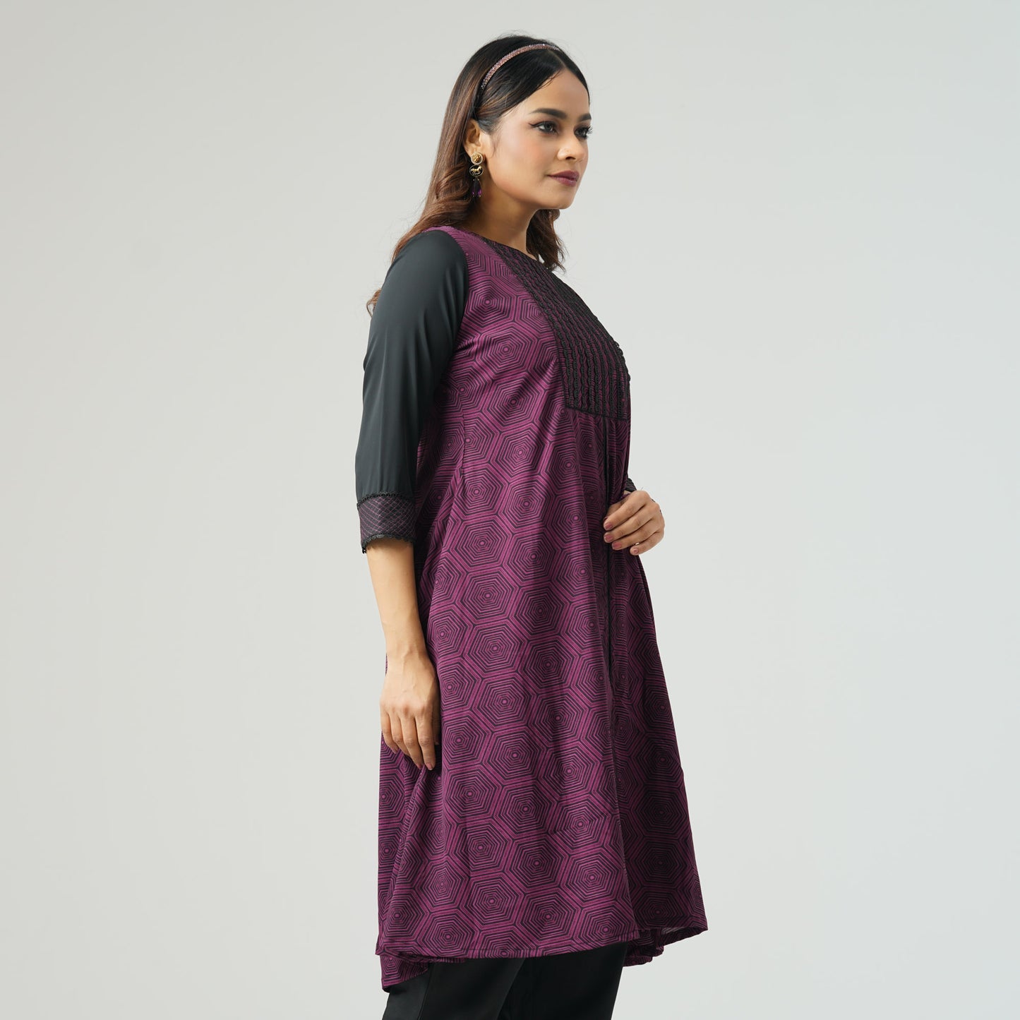 Ladies Wine color Kurti