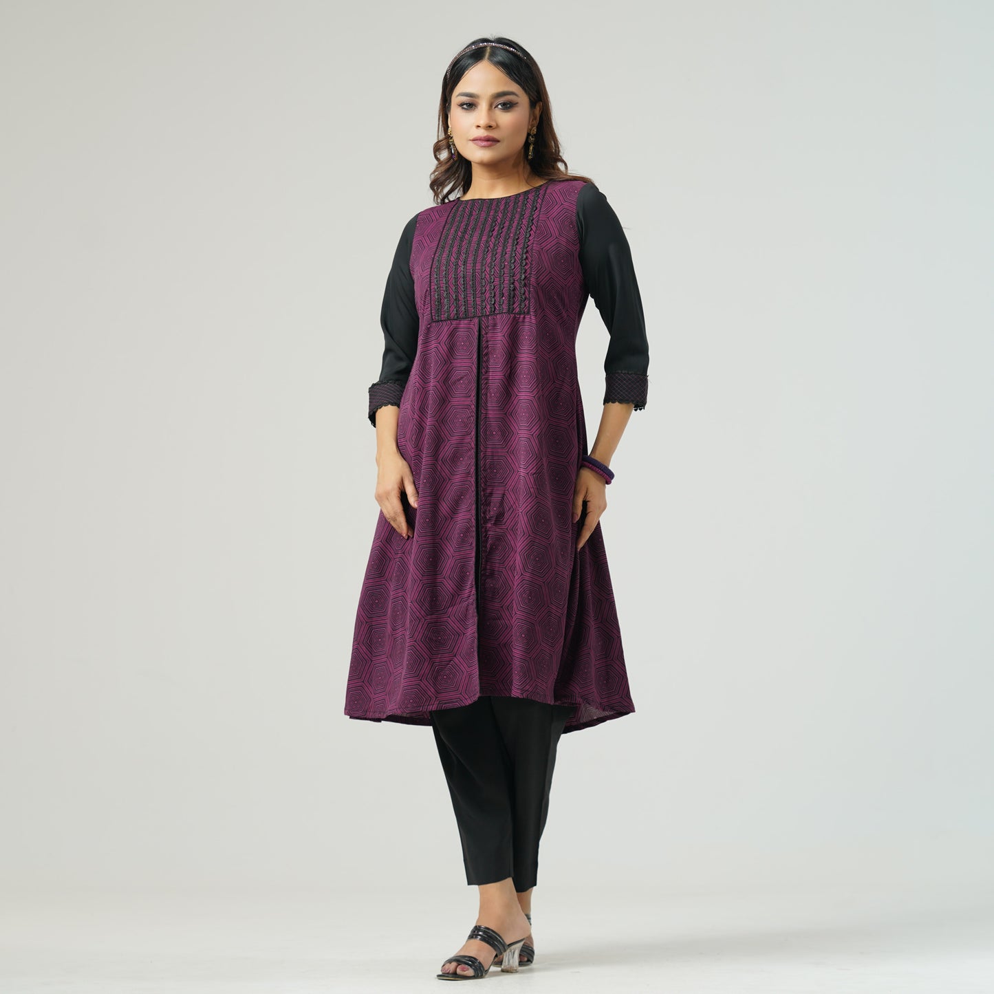 Ladies Wine color Kurti