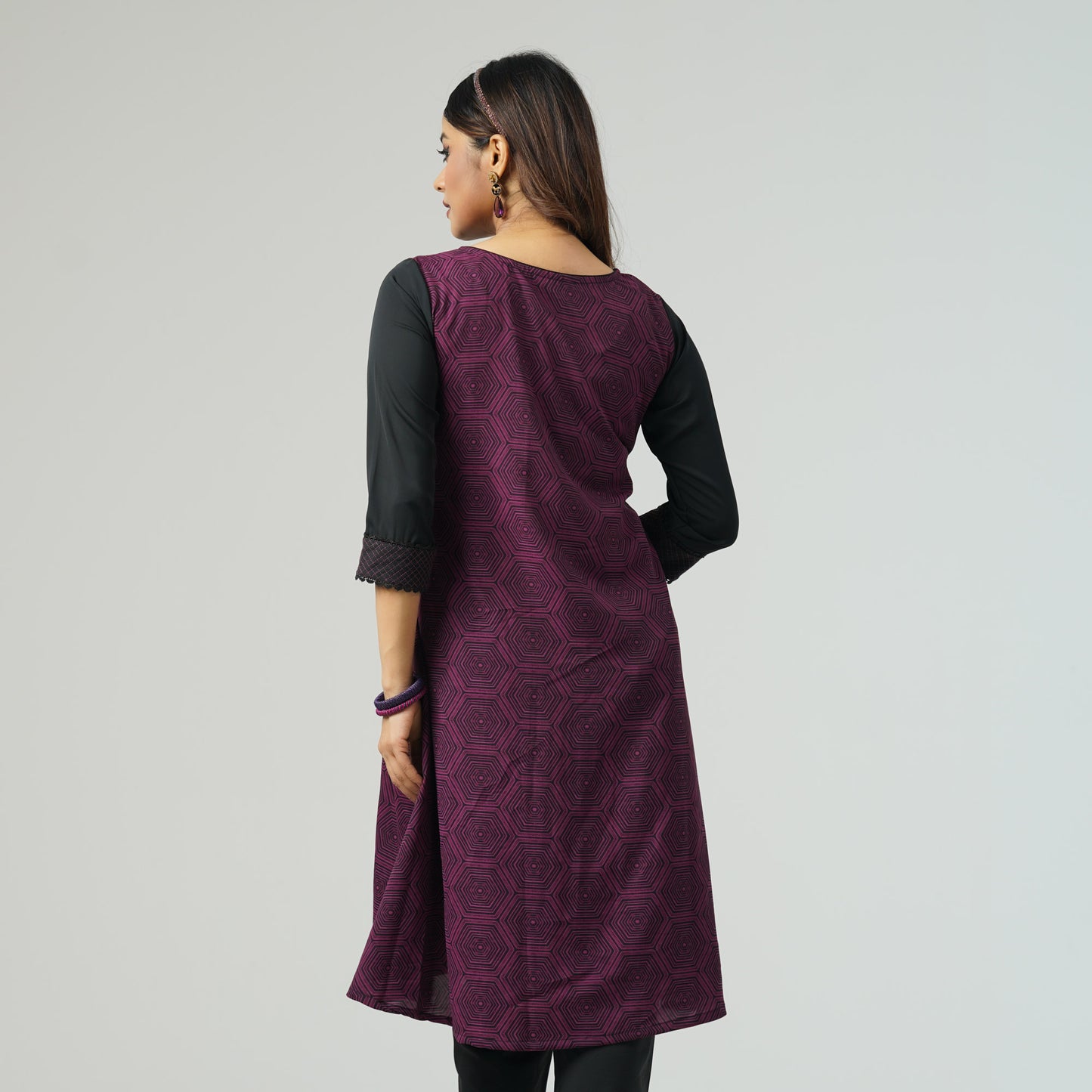 Ladies Wine color Kurti