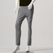 Load image into Gallery viewer, LADIES CHINO PANT-WHITE / BLACK CHECK
