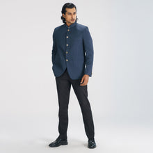 Load image into Gallery viewer, Mens Navy Prince Coat
