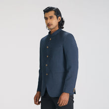 Load image into Gallery viewer, Mens Navy Prince Coat
