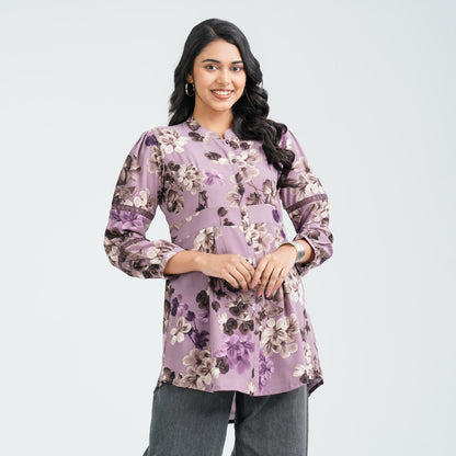 Women's Purple Blended Tops